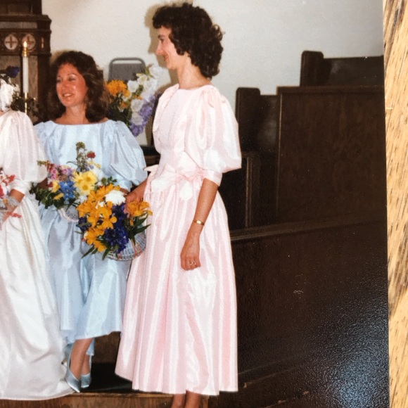 80s Handmade Formal Dress - Picture 3 of 14